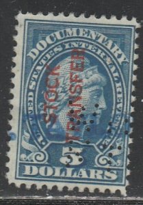 United States  RD16  Perf.  Stock transfer  (O)  1918  Timbre taxe