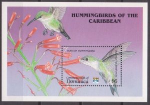 1992 Dominica 1541/B211 Genova '92, Hummingbirds 8,00 €