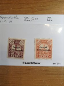 Alexandretta  #  1-2  MH