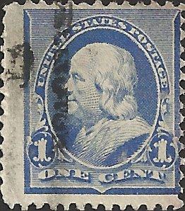 # 219 DULL BLUE USED BEN FRANKLIN SCV-0.75