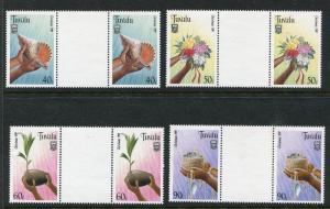 Tuvalu 529-532 MNH, 1989. Marine Life. x29439