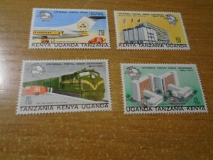 Kenya-Uganda-Tanzania  #  292-95  MNH