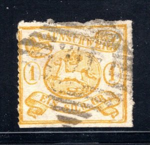 Brunswick #21,   Used,   F/VF,  CV $325.00   ...  0990018