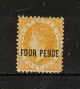 St Lucia #21 Very Fine Mint Lightly Hinged