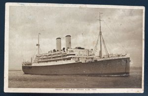1937 Gibraltar RPPC Postcard Cover To Havant England Orient Line SS Orama