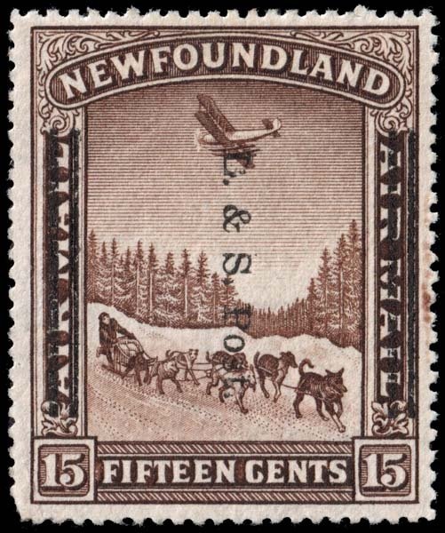 Canada - Newfoundland - Scott 211 - Mint-Hinged - Folded Over Corner
