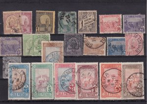 SA20a Tunisia 1885 - 1910 selection of used stamps