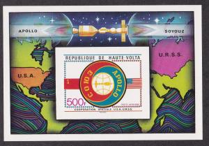 Burkina Faso # C219, Apollo-Soyuz, NH, 1/2 Cat.