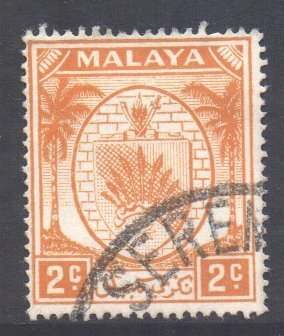 Malaya Negri Sembilan Scott 39 - SG43, 1949 Arms 2c used