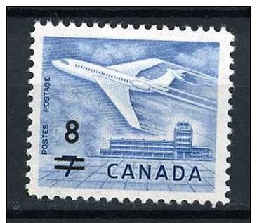 Canada 1964 Scott 430 MH - 8c on 7c, Jet @ Ottawa 
