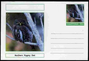 CHARTONIA, Fantasy - Northern Pygmy Owl - Postal Stationery Card...