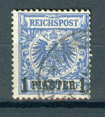 Turkey GermanOfficesAbroad Scott # 10, used, variation