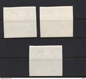 Bhutan 1964 Mi 40-42 Imperf MNH heroes of the Nation 17438