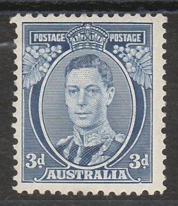 AUSTRALIA 1937 KGVI 3D DIE II