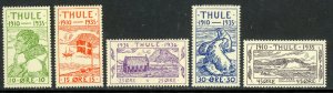 THULE GREENLAND 1935 Local Set MH