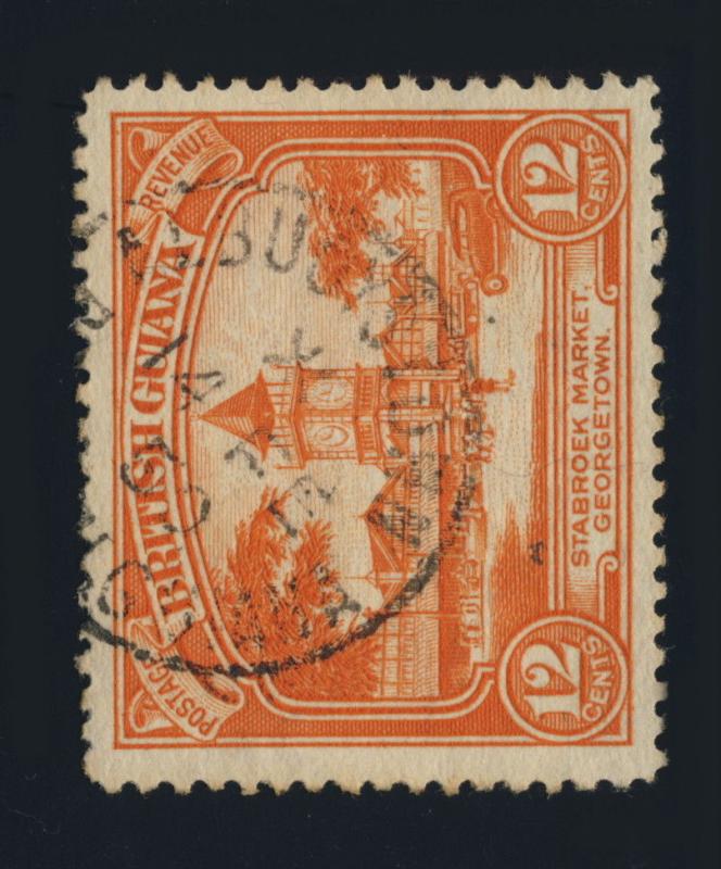 GUYANA / BRITISH GUIANA - 1950 - ALBUOYSTOWN SNGLE CIRCLE DS ON SG293