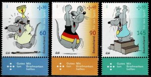 Germany 2014,Sc.#B1090-2 MNH For Sports: Uli Steins Mouse