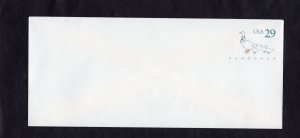 U624 Country Geese, unused large stamped envelope