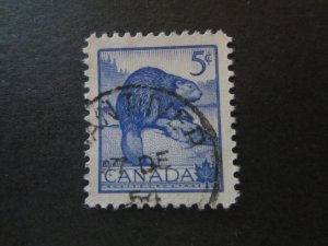 Canada # 336 Wildlife Beaver Nice stamps [ca267]