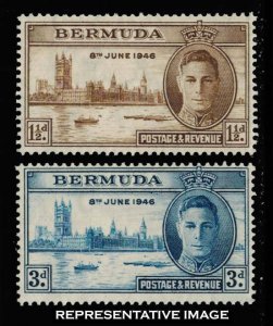 Bermuda Scott 131-132 Mint never hinged.