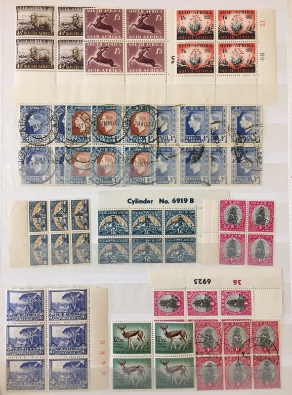 SOUTH AFRICA Early Blocks MNH Used (320+)   TK1879 