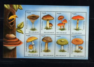 Angola #1103 (1999 Mushrooms sheet of eight) VFMNH CV $8.00