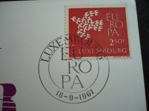 Europa 1961 - Luxembourg - Card