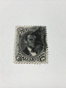 US Scott 77 1862-66 15c Lincoln No Gum Used Extra Fine