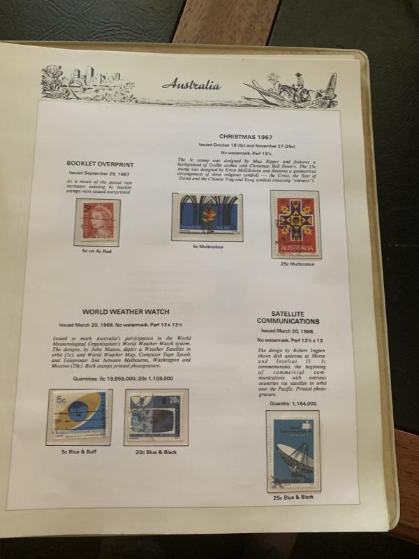 Australia Collection from 1927 to 1978 Used Cat. Value $575