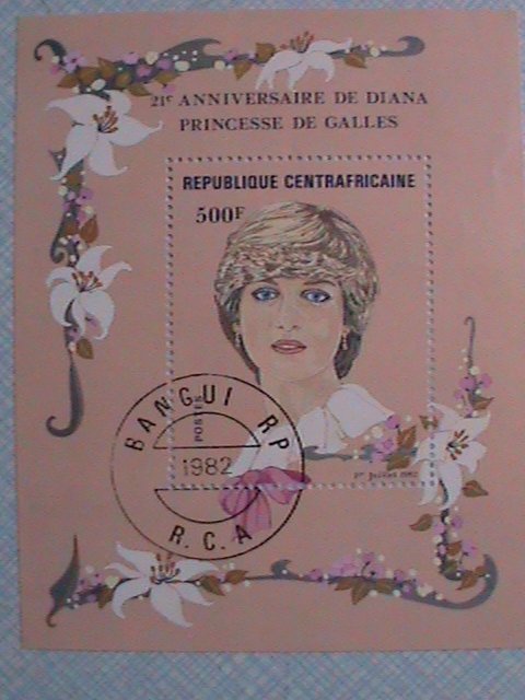 1982 REPUBLIC OF CENTRAL AFRICA 21ST ANNIVERSARY OF LADY DIANA