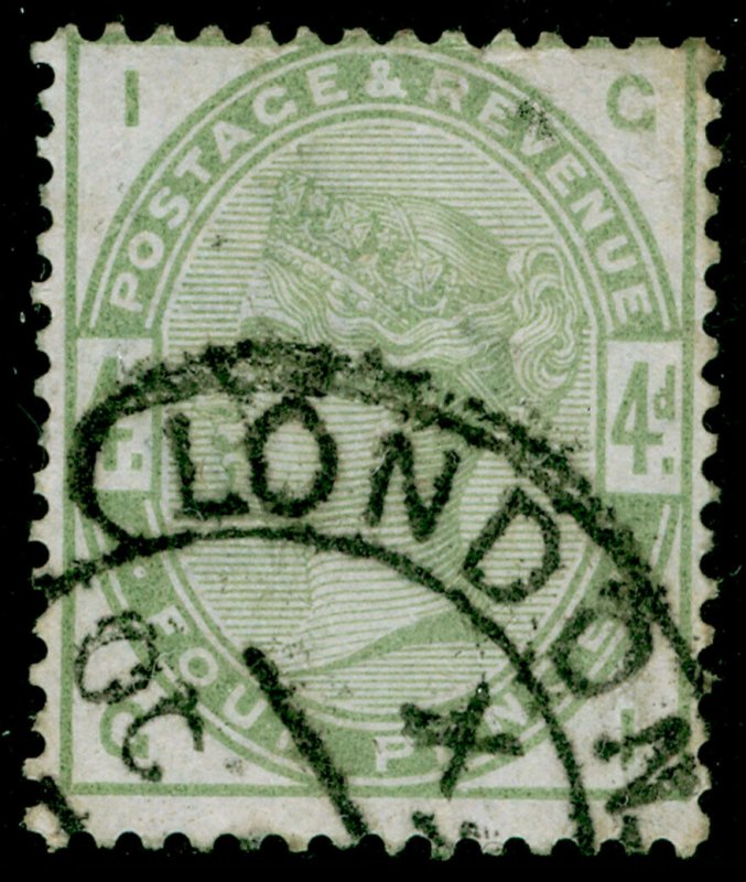 SG192, 4d dull green, USED. Cat £210. GI