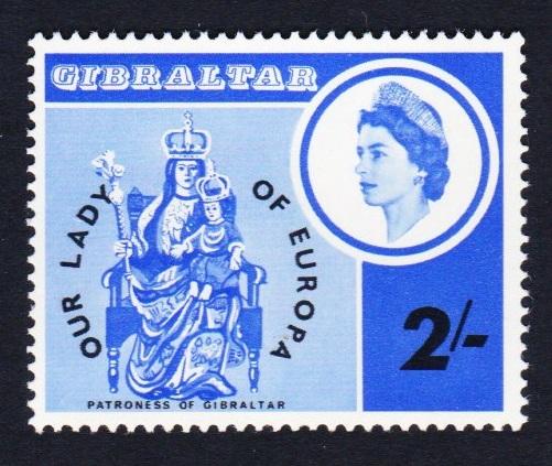 Gibraltar Our Lady of Europa 1v SG#195 SC#182