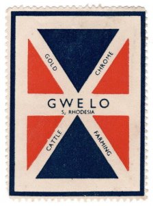 (I.B) Southern Rhodesia Cinderella : Gwelo Promotional Label