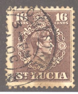 St. Lucia, Scott #143, Used