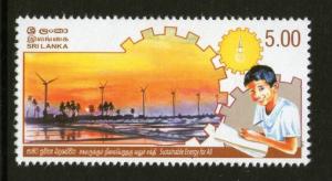 Sri Lanka 2010 Sustainble Energy for All Science 1v MNH # 4004