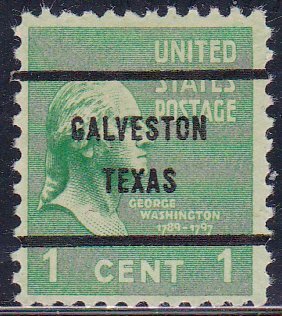 Precancel - Galveston, TX PSS 804-61 - Bureau Issue