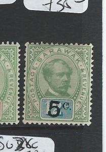 SARAWAK (P0703B)  5C/12C  SG25  MOG