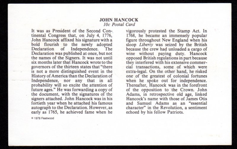 USA  Postal Cards  Scott # UX75   FDC       Lot 200523