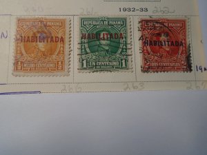Panama  #  260-62   used