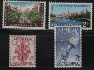 AUSTRALIA,  288-291  MINT HINGED
