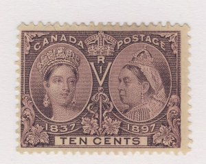 Canada Victoria Jubilee MH stamp #57-10c MH F/VF  Guide Value = $100.00