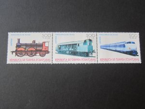 French Equatorial Africa 1995 Sc 213 Train set MNH