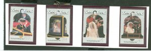 St. Lucia #846-9 Mint (NH) Single (Complete Set)