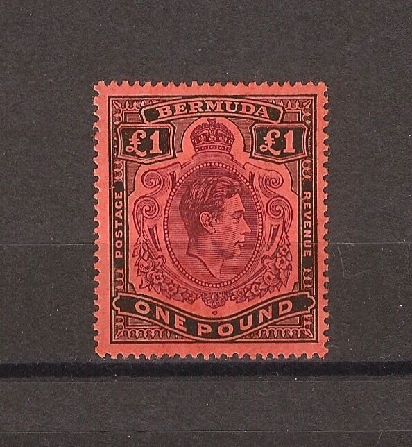 BERMUDA 1938/53 SG 121cb MLH Cat £4000