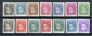 1936-42 French Andorra Sc # 65/77 mnh** cv. $135 ( 2499 WX )