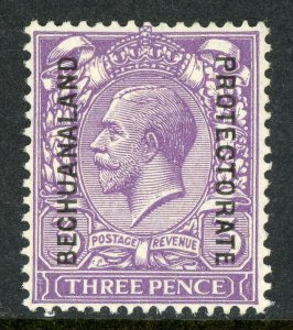 British Bechuanaland 1926 3¢ Violet KGV Wmk MCGvR Scott #101 Mint F770