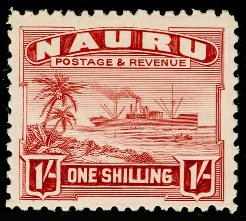 NAURU SG36B, 1s brown-lake, LH MINT. Cat £11.