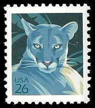 PCBstamps   US #4137 26c Wildlife-Florida Panther, MNH, (31)