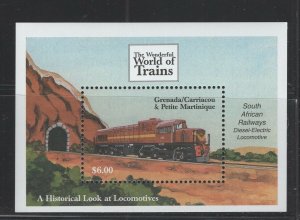 Grenada - Grenadines #2220 (2000 South African Railway sheet) VFMNH CV $4.50