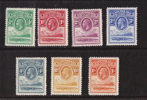 Basutoland # 1-7, Mint Light Hinged, 1/2 Cat.